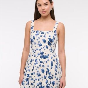 Abercrombie & Fitch Mila Bubble Hem Mini Dress